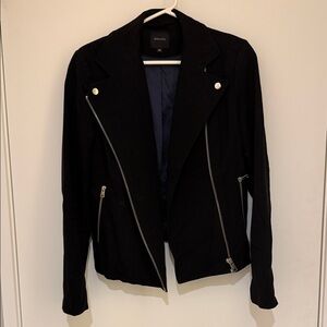 RW&CO. Black Jacket with Silver Zippers